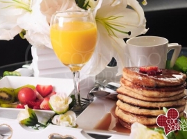 Desayuno Matrimonial.  Regalos para novios o novias. Regalo de aniversario